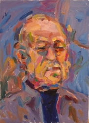 Self-portrait in Blue